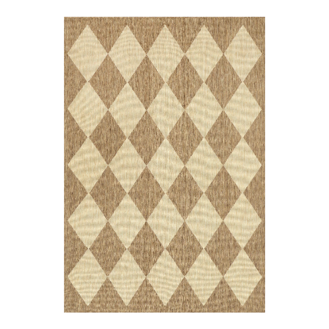 Rugs USA, Tapis d'extérieur Adelaide Harlequin, 4 & #039; x 6 #039;