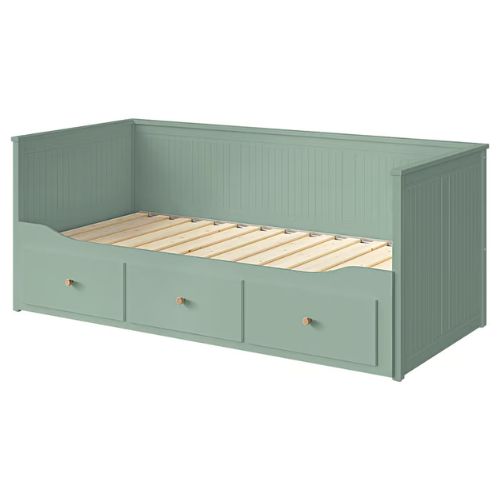 IKEA, HEMNES Structure de lit de repos (Gris-vert)