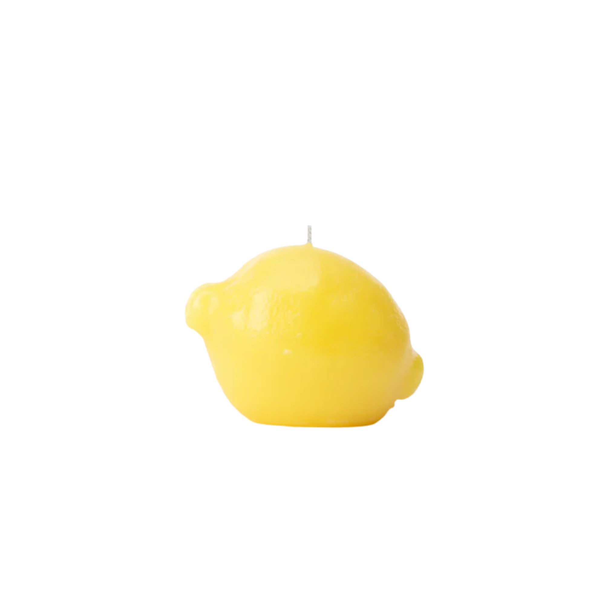 une bougie au citron