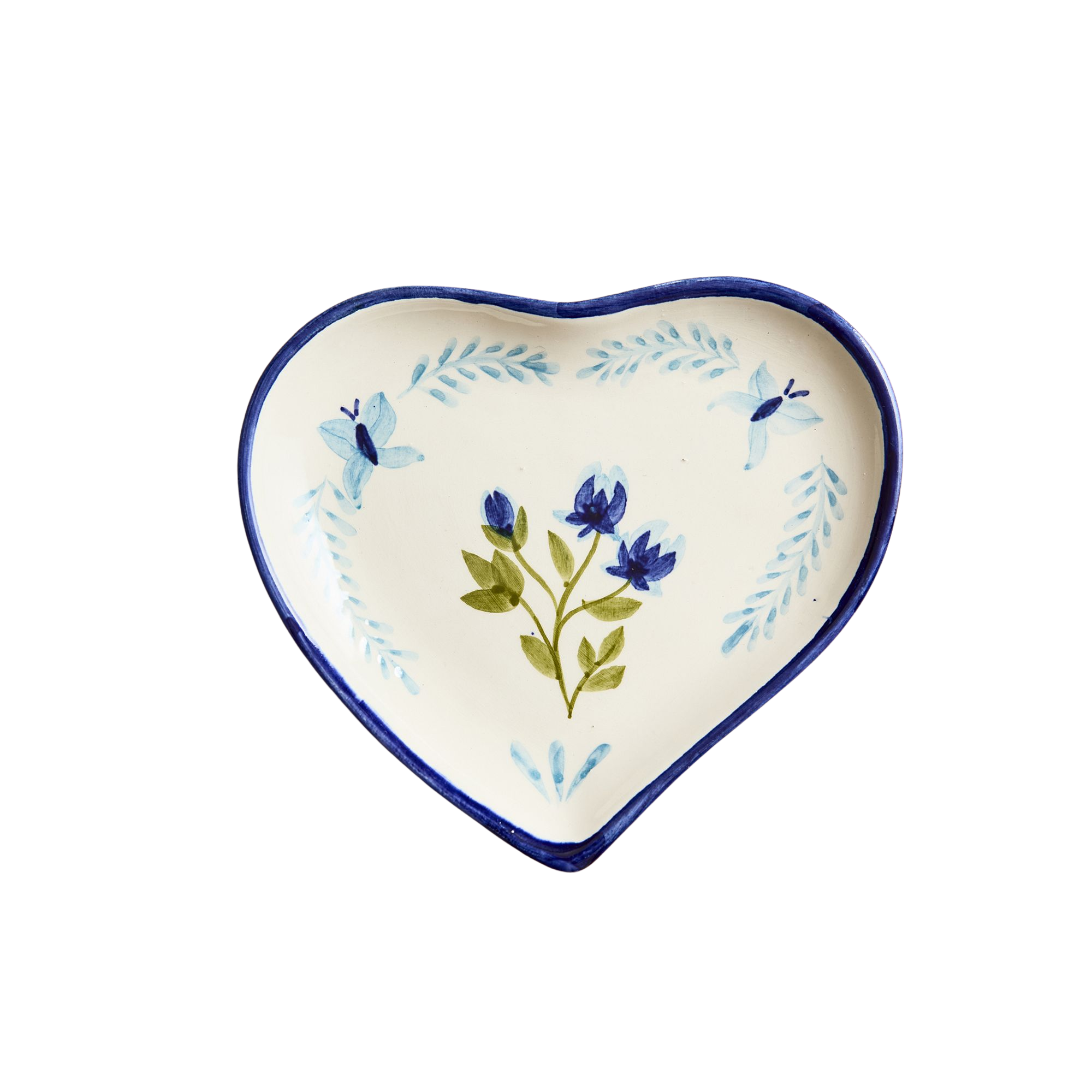 une assiette en forme de coeur