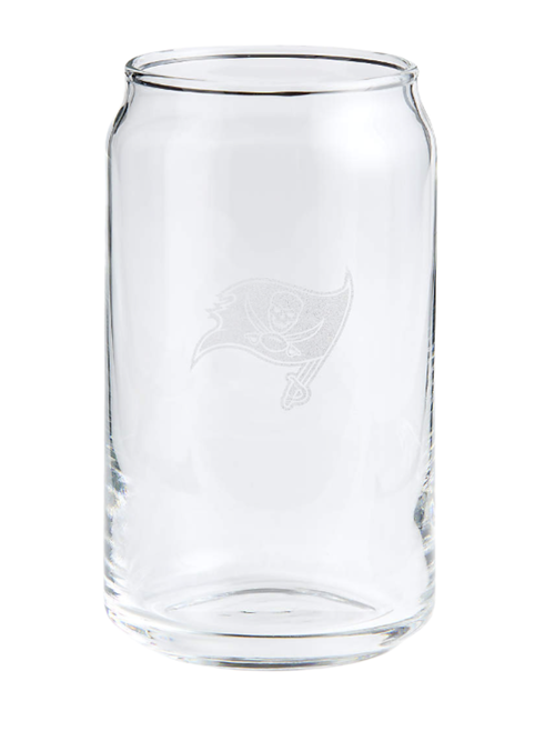 Canette de bière NFL Tampa Bay Buccaneers 16 oz. Verre, lot de 4