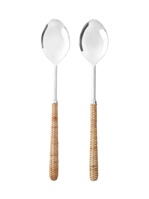 Couverts à salade tissés légers
