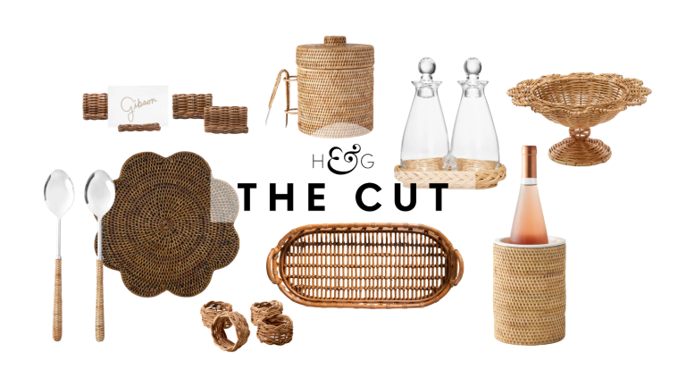 Le matériau préféré de l’été a trouvé son chemin vers la table – Achetez 24 choix de décoration de table en rotin pour apporter une texture de bon goût à votre prochain dîner an assortment of rattan table decor