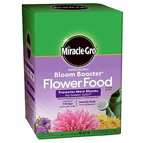 Miracle-Gro 1360011 Nourriture pour fleurs soluble dans l'eau, 10-52-10, 1 paquet