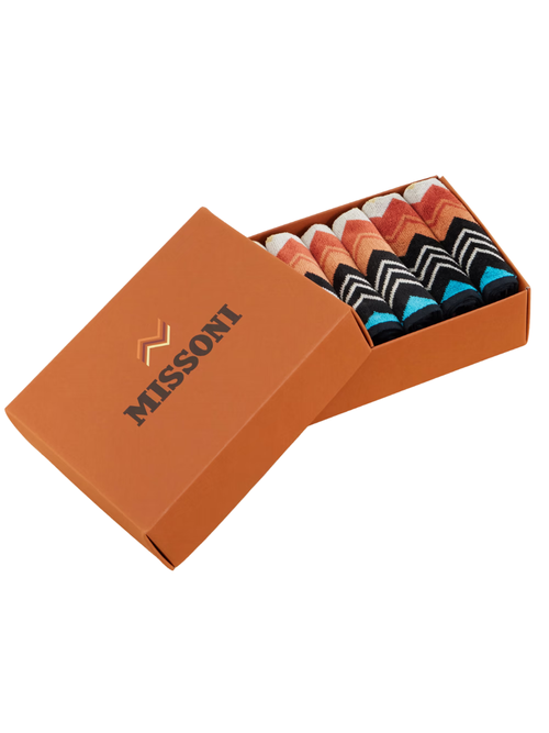 Missoni Home Giacomo Serviettes en coton éponge, lot de 5