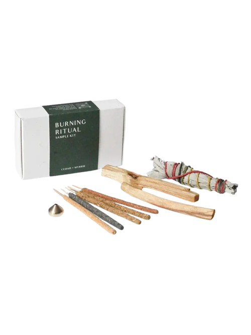Kit Rituel Brûlant Cèdre et Myrrhe 