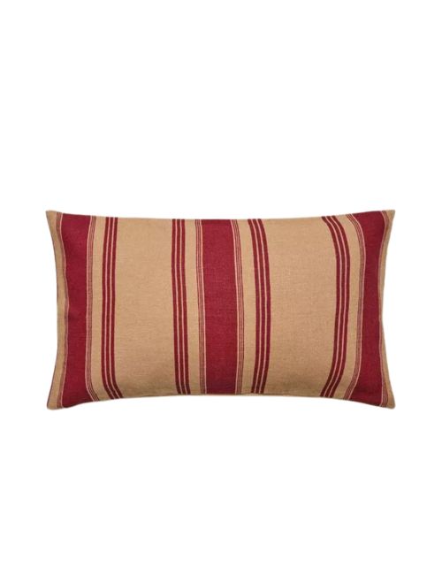 Housse de coussin rayée