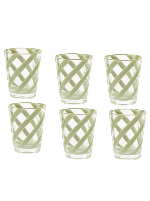Lunettes d'extérieur Swirl vertes (lot de 6)