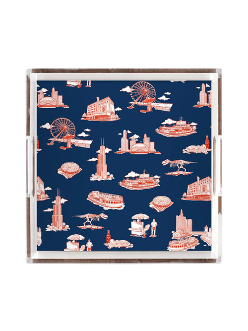 Plateau Chicago Toile Lucite