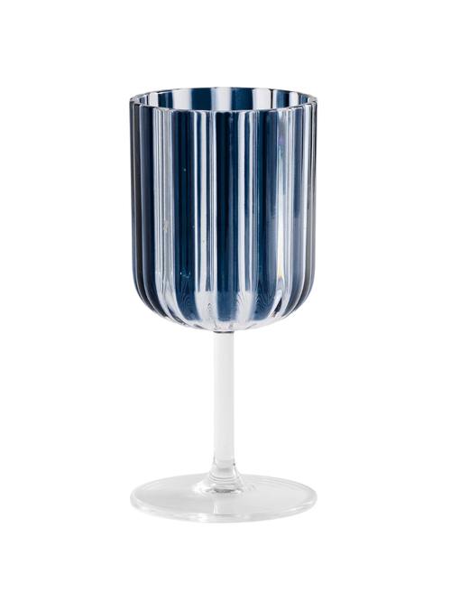 Gobelets d'extérieur Montauk Stripe, ensemble de 4