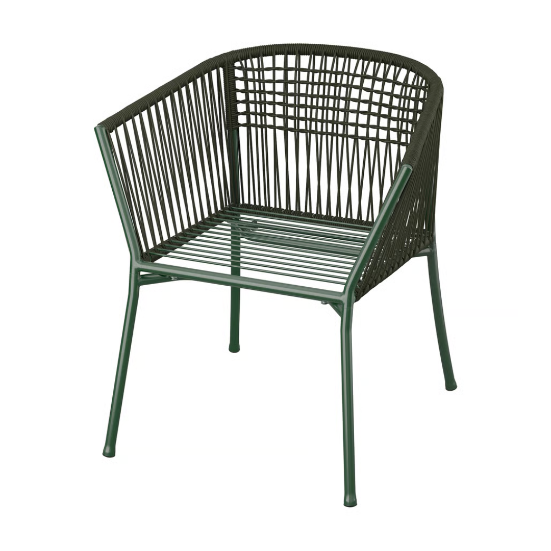 Fauteuil Seger&Ouml;n, extérieur - Vert foncé