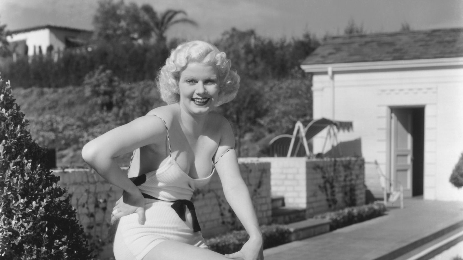 Jean Harlow chez elle à Bel Air