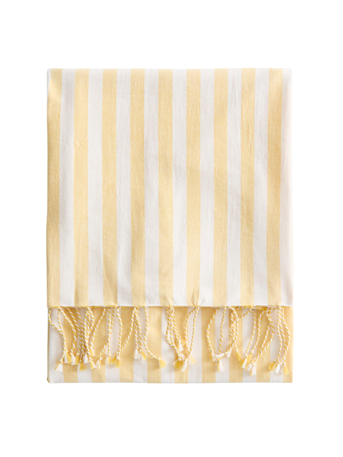 Grande serviette de plage en coton tissé