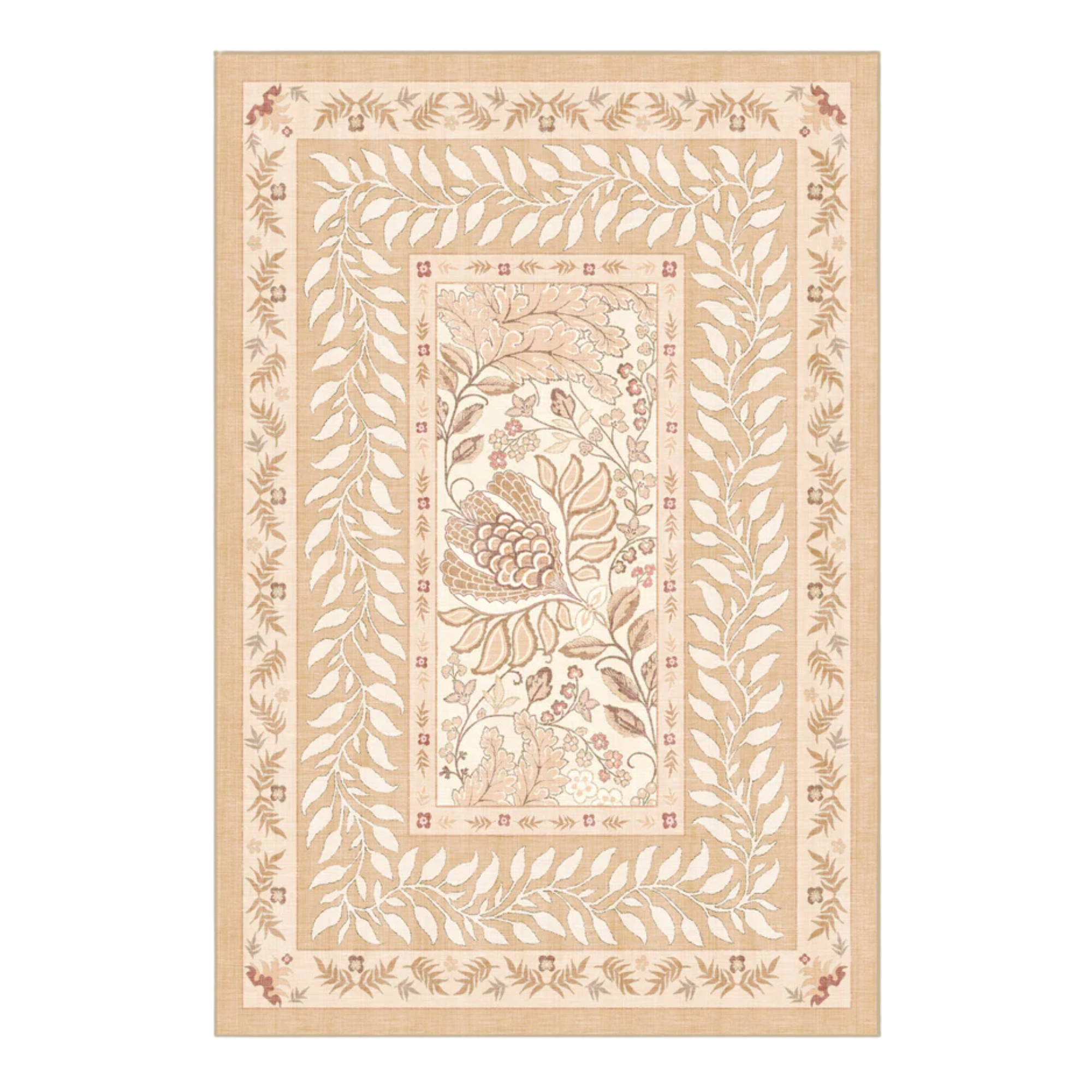 un tapis d'extérieur en beige