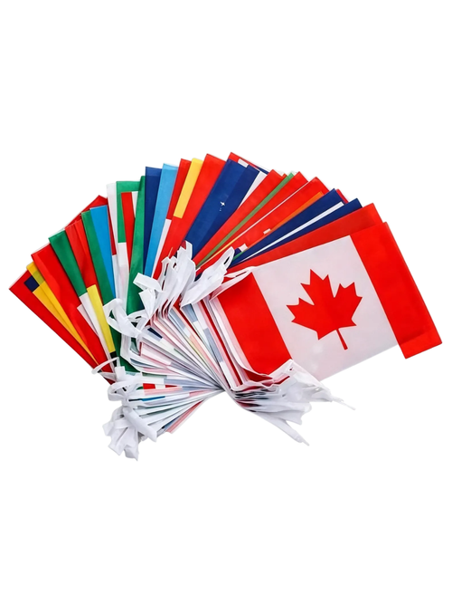 Bannière à cordes de drapeau de pays international