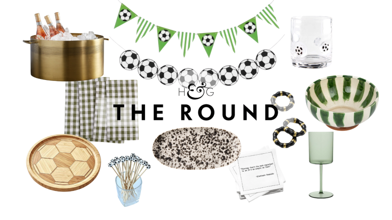 Ces 20 essentiels chics pour l’organisation de la Coupe du monde sont les véritables MVP du tournoi – et ils feront de votre soirée de surveillance une victoire an assortment of hosting decor that's World Cup themed