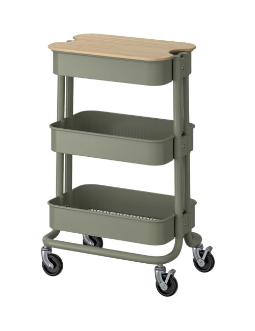 RÅSKOG NORRÅVA Chariot avec couvercle