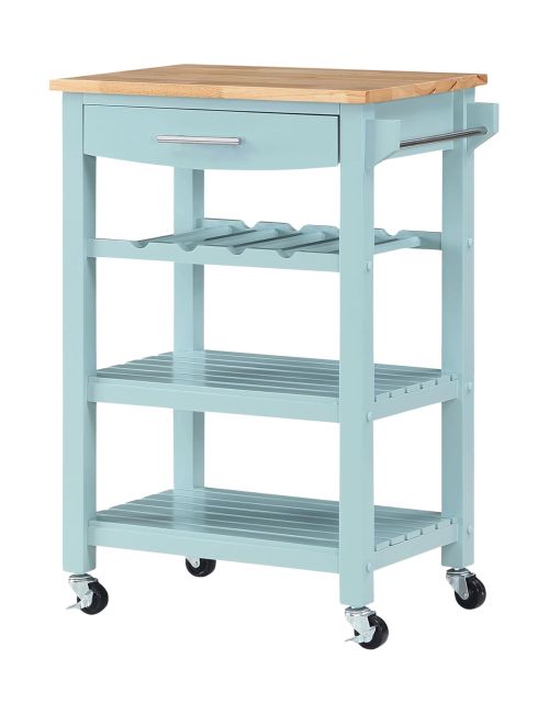 Convenience Concepts Chariot de cuisine Ellaine Butcher Block