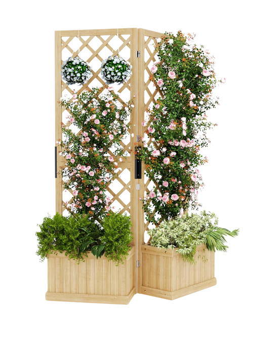 Écran de confidentialité avec jardinière