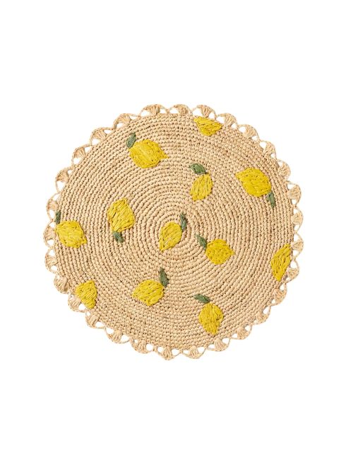Set de Table Raphia Citrons