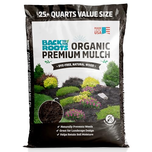 Retour aux racines Paillis biologique de qualité supérieure, 25,7 pintes (1 pied cube)