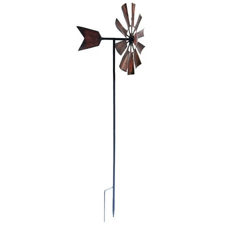 Vent avec piquet de jardin, sculptures d'extérieur pour pelouse, patio, terrasse et amp; Décor de jardin, un