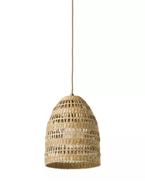 Pendentif cloche en jonc de mer Bolinas