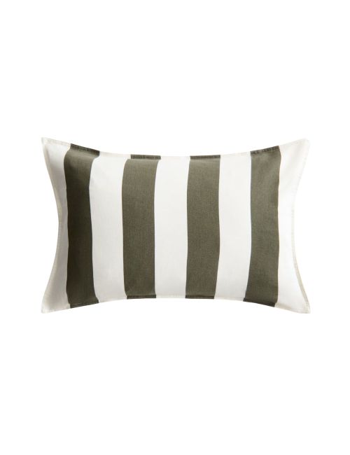 Housse de coussin en mélange de lin