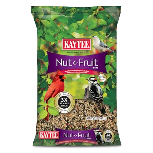 Kaytee Nut & amp; Graines d'oiseaux sauvages aux fruits, 5 lb