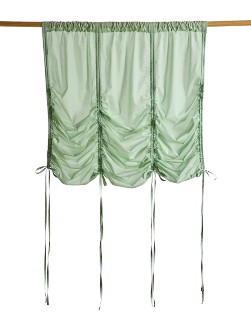 Panneau de cantonnière de fenêtre en forme d'arc de ballon solide