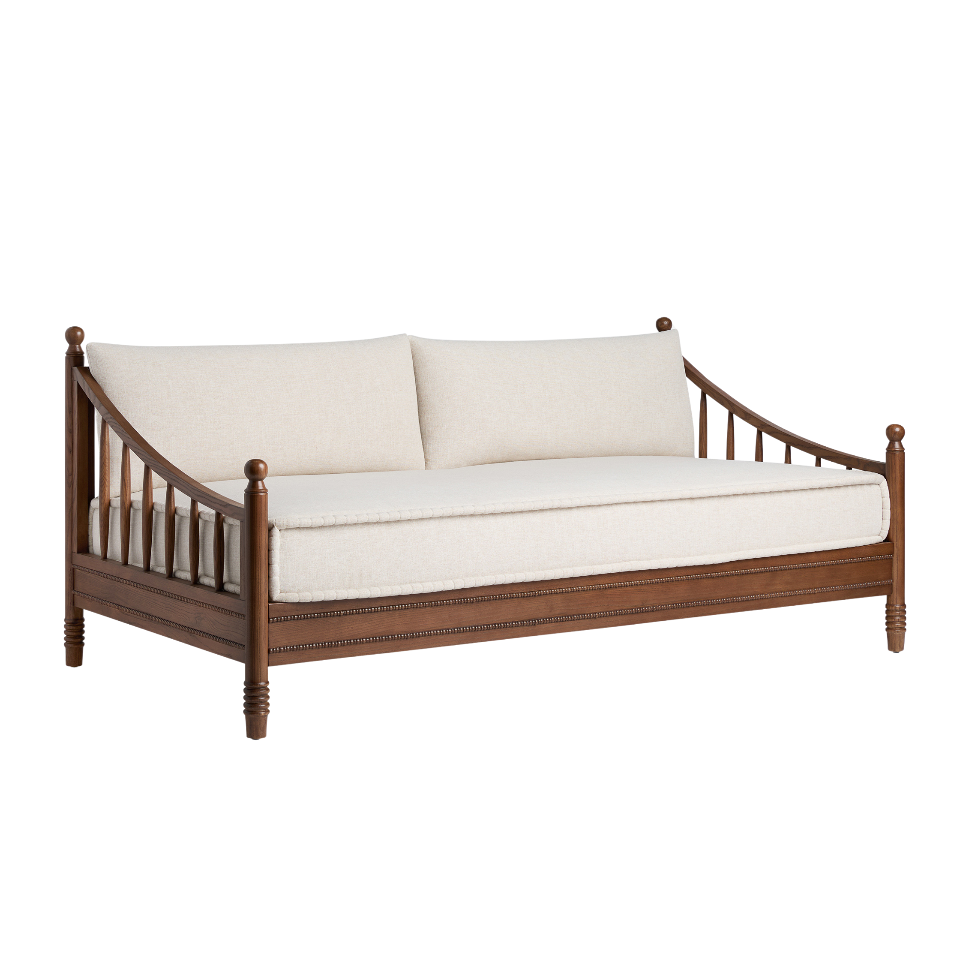 un lit de repos en bois