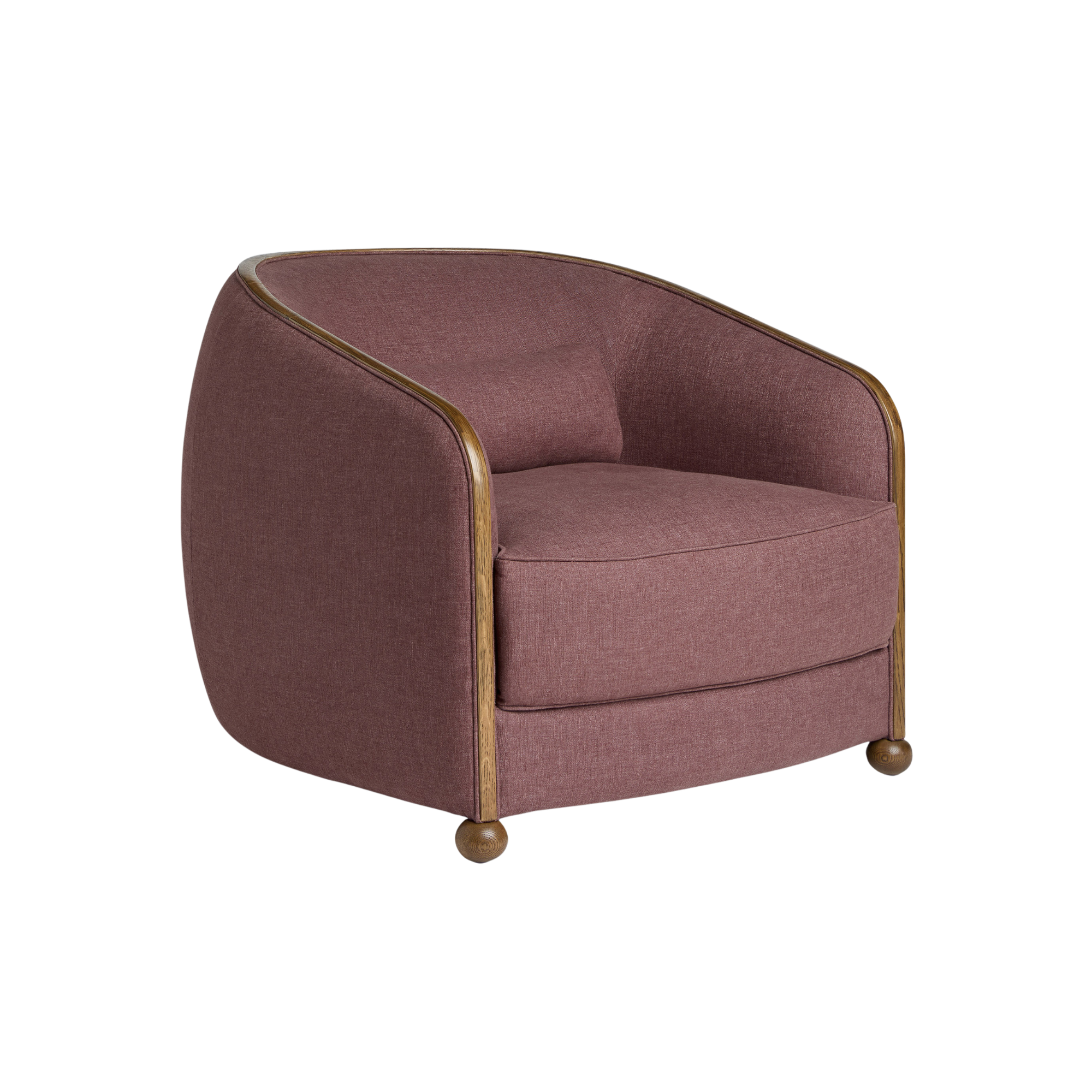 une chaise d'appoint violette douce