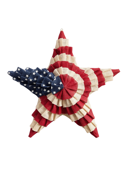 Étoile en toile de jute d'extérieur Liberty