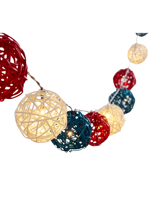 Guirlande lumineuse en rotin Americana