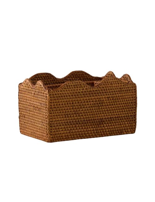 Boîte à ustensiles en rotin Tyna
