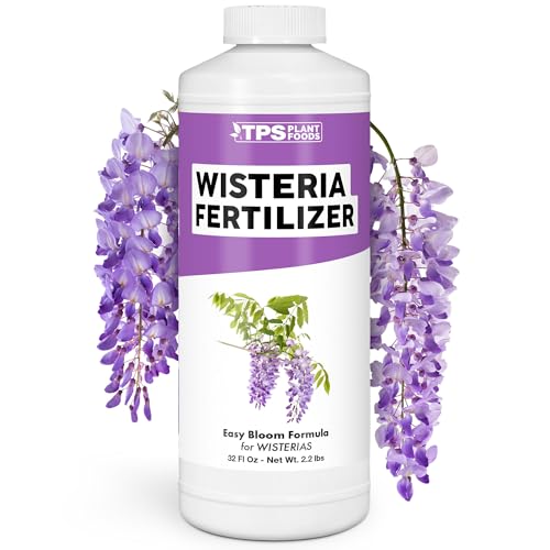 Engrais pour glycine &ndash; Engrais liquide pour plantes pour plus de fleurs, des vignes et des vignes plus fortes. Développement sain des racines, 32 oz