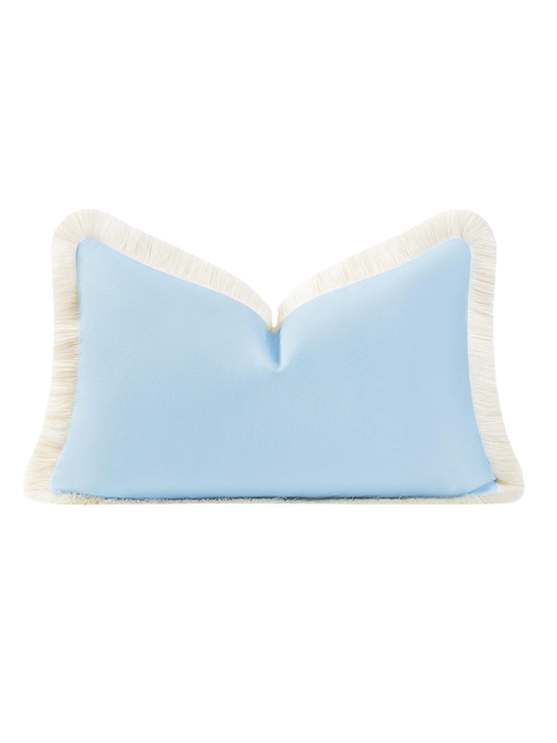 Housse de coussin lombaire d’extérieur de style hampton côtier