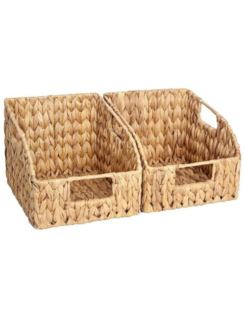 Paniers de garde-manger en osier Storageworks, ensemble de 2