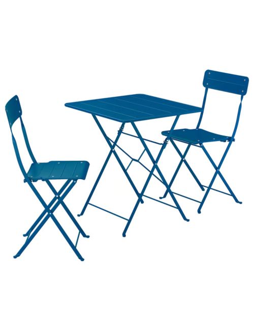 SUNDSÖ Table et 2 chaises pliantes