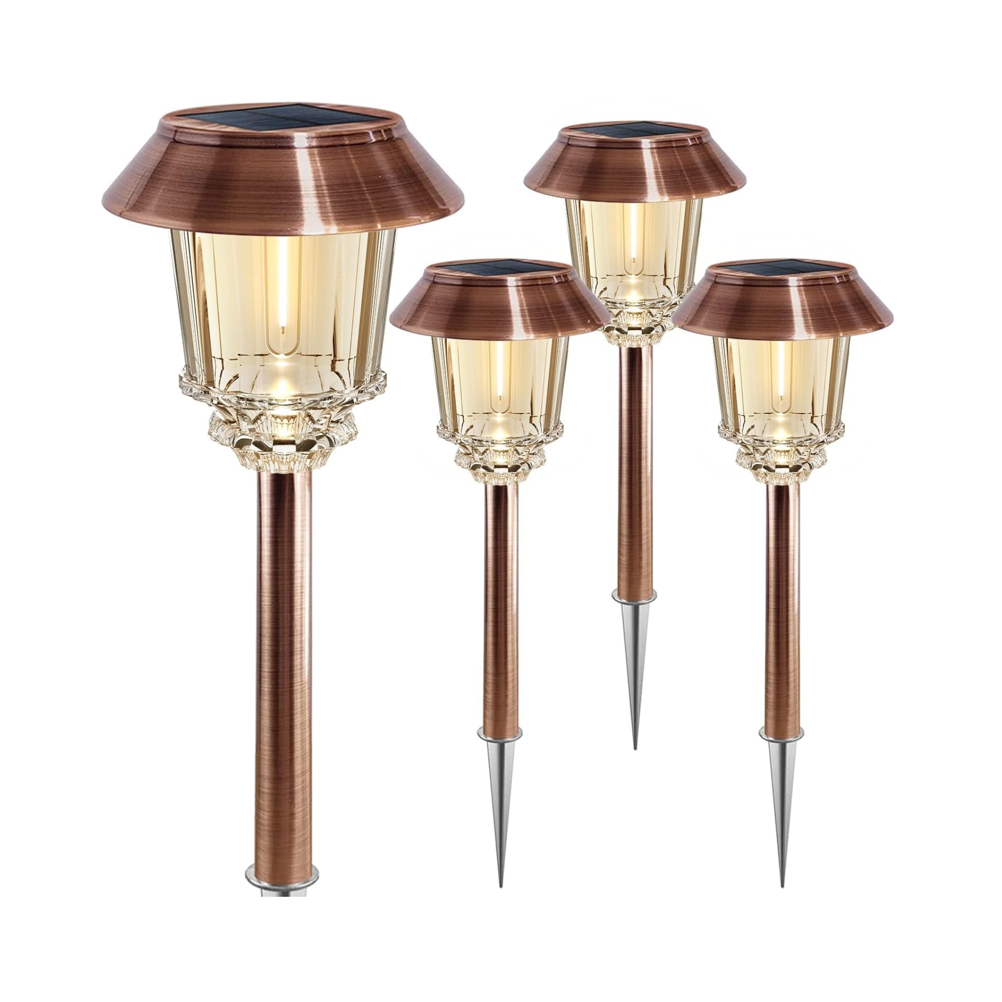 lampes solaires au sol