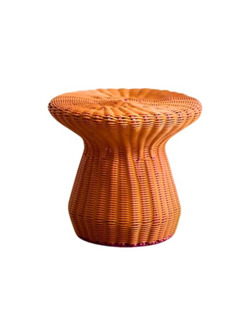 Table d'appoint en osier toutes saisons, basse