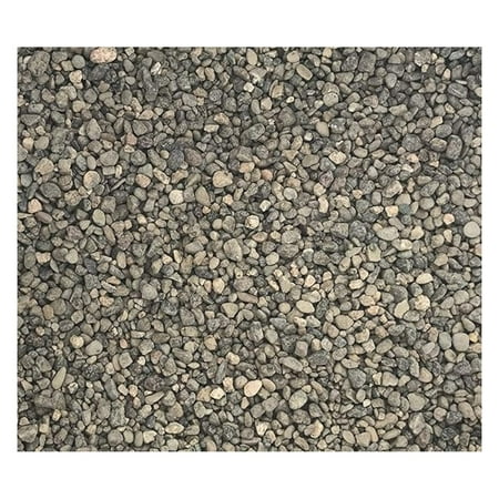 40 livres de gravier de pois gris - Roches paysagères - Roche de drainage - Jardinage - Taille moyenne 3/8 pouce - 1/4 pouce Pierre