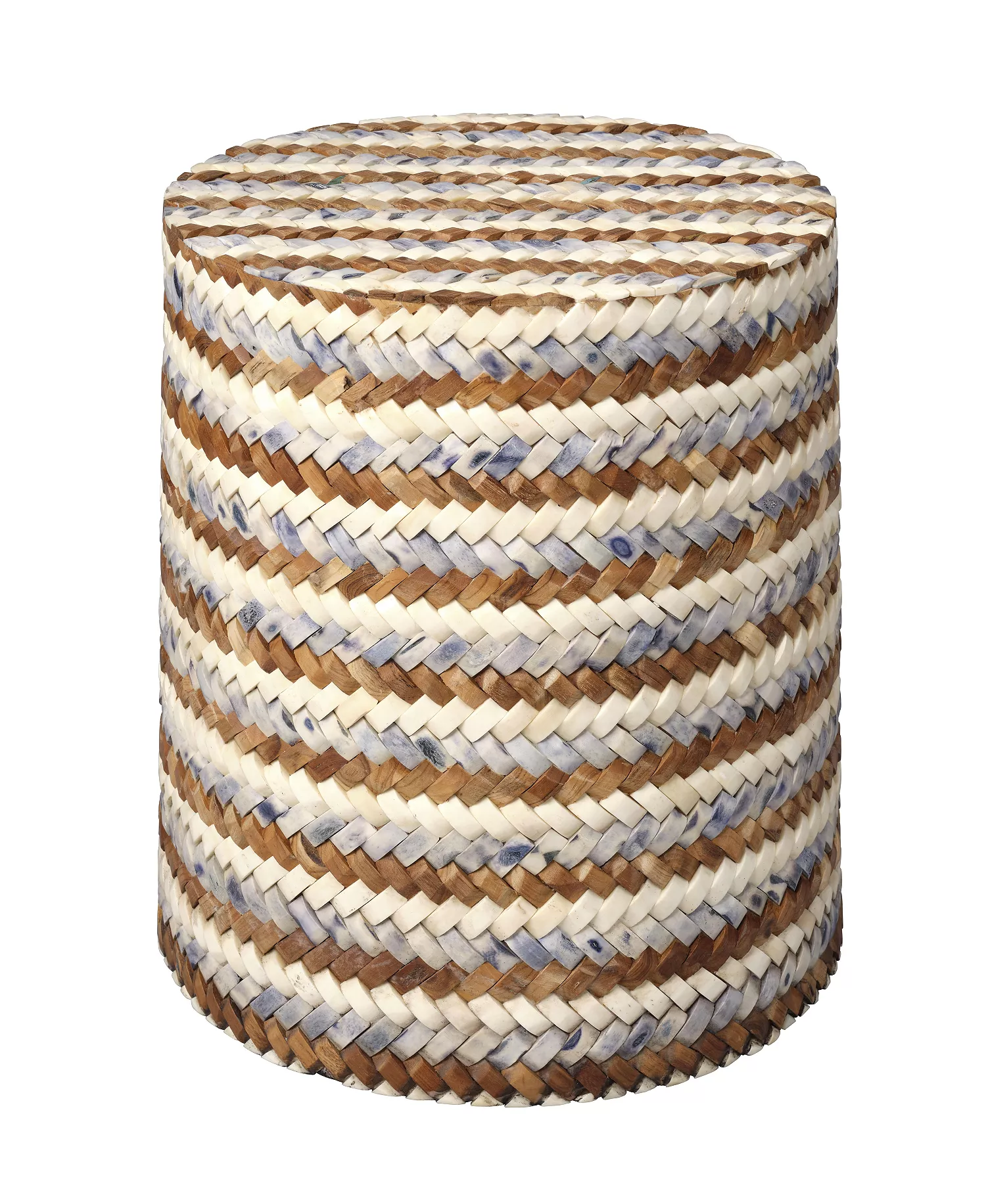 Bois etamp;amp; Table d'appoint en os de buffle
