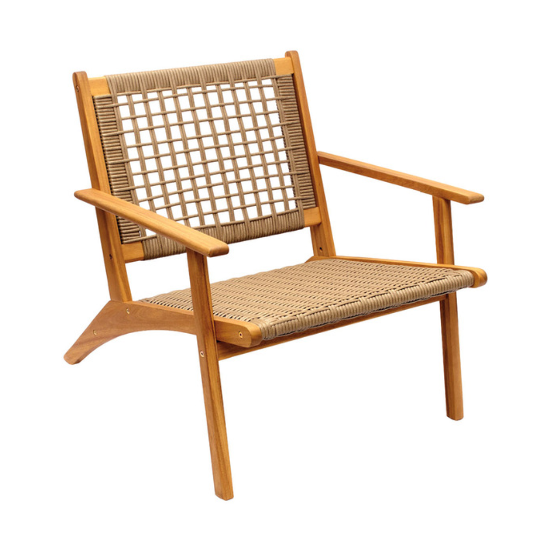 Chaise de patio en bois Belavi