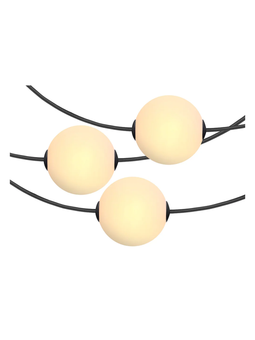 Guirlande lumineuse extérieure à ampoule globe G100 à LED 1 W 2 500 K