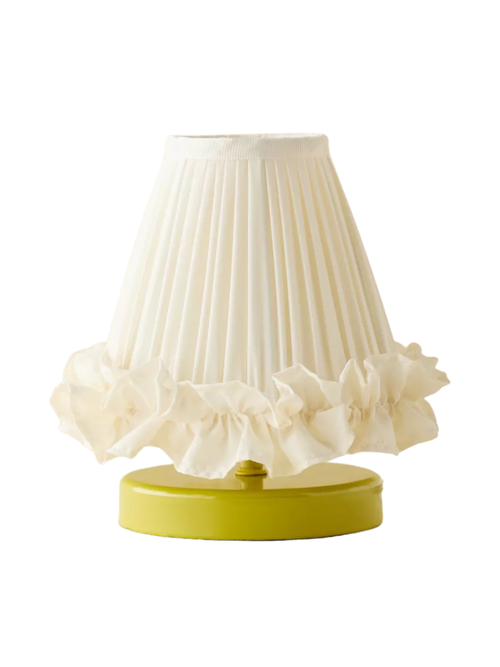 Mini lampe de table à volants