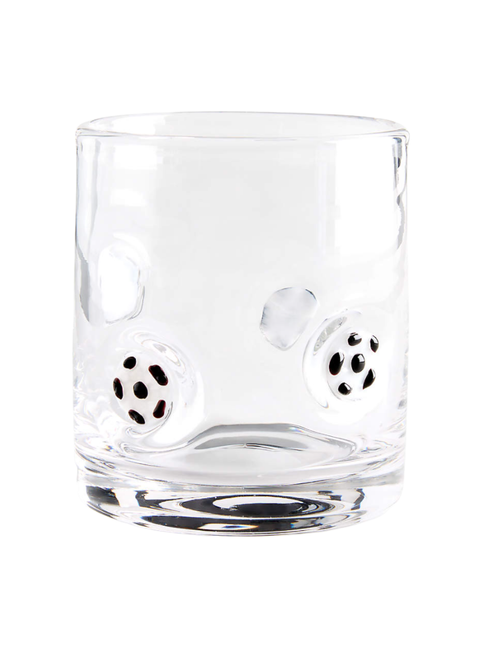 Icône de ballon de football 15 oz. Verre double à l'ancienne