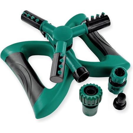 Arroseur pour cour, arroseur d'eau rotatif réglable, arroseurs de pelouse et de cour, vert