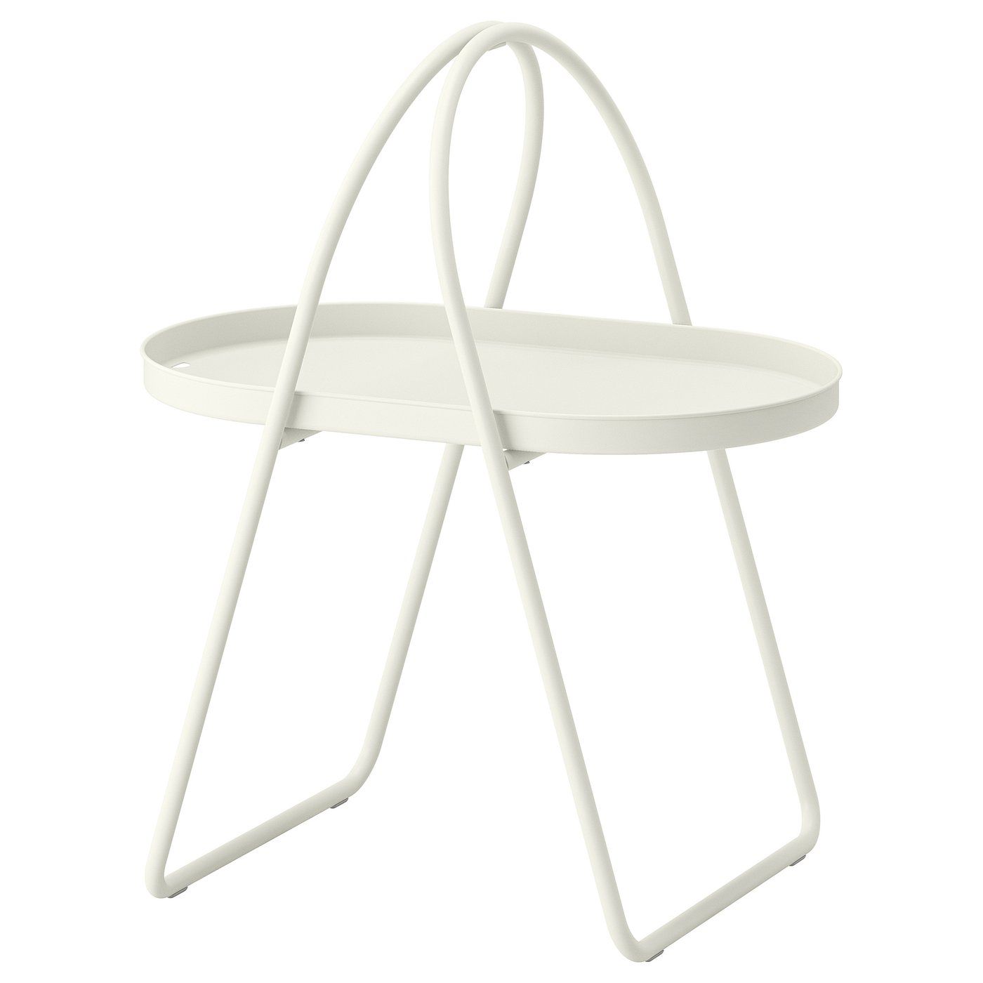 Table basse M&Aring;b&Auml;rssk&Auml;r - Extérieur Intérieur/blanc 24x16 1/8 "