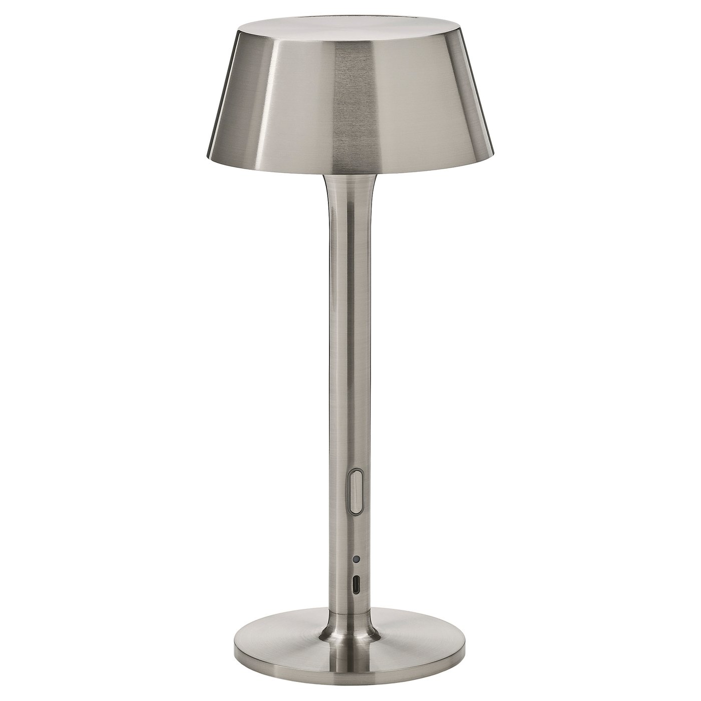 Lampe portable à LED Avh&Aring;ll - Fonctionne sur piles, variable/nickelé pour l'extérieur 11 &frac12; 